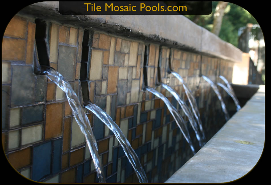 Tile Mosaic Pools, Custom Swimming Pool by International Pool Designer